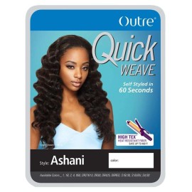 OUTRE Synthetic Hair Half Wig Quick Weave Ashani (2) OUTRE Synthetic Hair Half Wig Quick Weave Ashani (2)