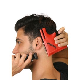 RevoHair Self - Haircut Tool - Multi-Curve Hairline Template/Stencil/Guide For Men - Barber Supplies - Lightweight - With Hair & Beard Comb - Lineup & Edge up - Do it Yourself RevoHair Self - Haircut Tool - Multi-Curve Hairline Template/Stencil/Guide For Men - Barber Supplies - Lightweight - With Hair & Beard Comb - Lineup & Edge up - Do it Yourself