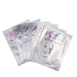BeautyU&Me 100 Pairs Eye pads Eyelash Pad Gel Patch Lint Free Lashes Extension Mask Eyepads Beauty Tool