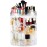 Boxalls Makeup Organizer Rotating, 8-Layer Large Capacity Cosmetics Organizer, 360 Adjustable Skincare Spinning Stand, Clear Makeup Carousel for Vanity, Countertop -Plus Size