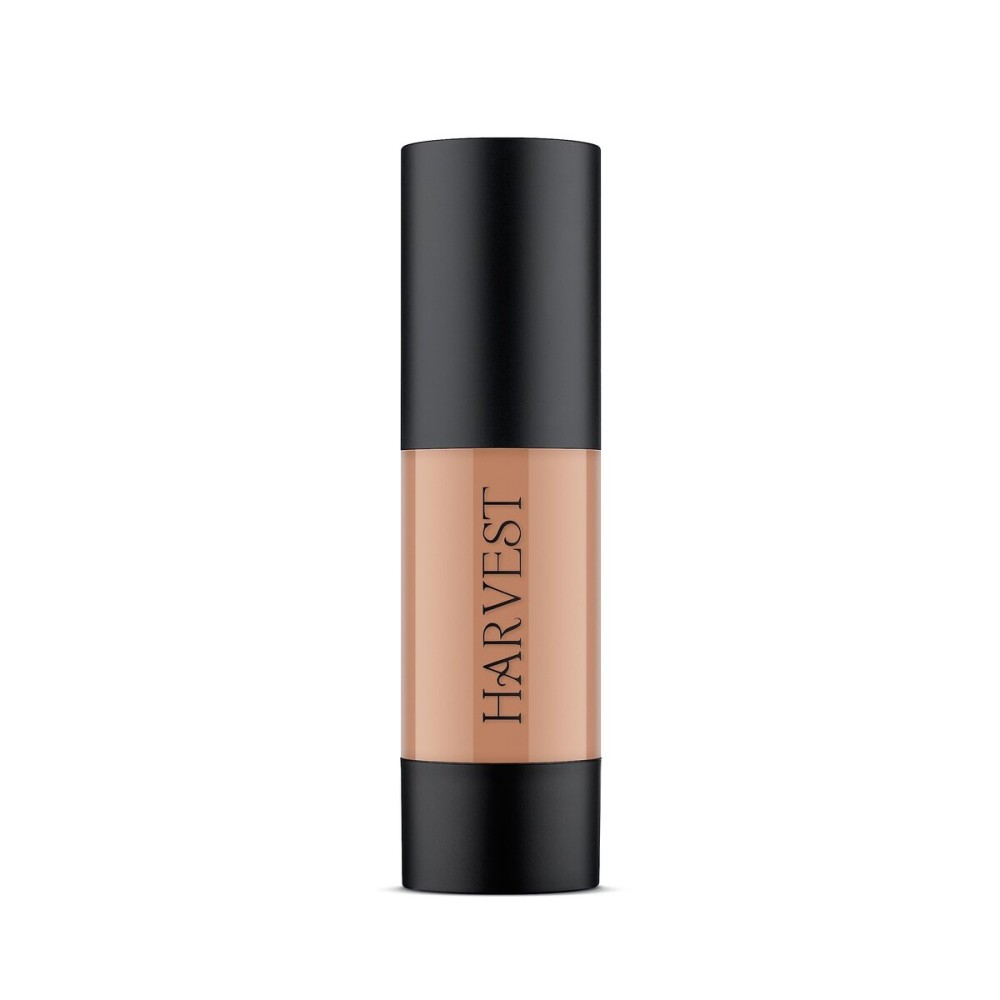 Harvest Natural Beauty - Perfecting Organic Liquid Foundation - Color Adjusting and Nourishing - 100% Natural and Certified Organic - Non-Toxic, Vegan and Cruelty Free (Almond)