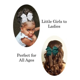WD2U Girls Large 6 Grosgrain Knotted Boutique Hair Bow Alligator Clip Light Yellow WD2U Girls Large 6 Grosgrain Knotted Boutique Hair Bow Alligator Clip Light Yellow