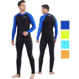 COPOZZ Mens Wetsuit - Full Body UV Protection Wet Suit for Surfing, Diving & Snorkeling
