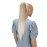 CAISHA 24 Hairpiece Ponytail Clip On Extension Long Hair Straight Light Blonde Mix H613