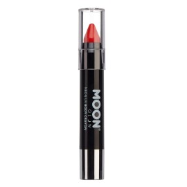 Moon Glow - Neon UV Paint Stick Body Crayon for The Face & Body - Intense Red