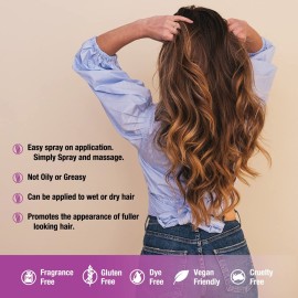 Hyalogic Biotin Volumizing Hair Spray with Hyaluronic Acid for Thinning Hair | Promotes Thicker, Healthier Locks and Scalp | 4 fl oz (118ml) Hyalogic Biotin Volumizing Hair Spray with Hyaluronic Acid for Thinning Hair | Promotes Thicker, Healthier Locks and Scalp | 4 fl oz (118ml)