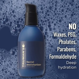 Truman\'s Gentlemen\'s Groomers - Men\'s Facial Moisturizer - Fixes Dry Skin, Rich in Vitamin B to Reduce Inflammation, Cooling Eucalyptus oil - 4oz Truman\'s Gentlemen\'s Groomers - Men\'s Facial Moisturizer - Fixes Dry Skin, Rich in Vitamin B to Reduce Inflammation, Cooling Eucalyptus oil - 4oz