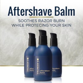 Truman\'s Gentlemen\'s Groomers Men\'s Aftershave Balm, Soothing & Moisturizing for Smooth, Hydrated Skin, 4 fl. oz.