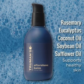 Truman\'s Gentlemen\'s Groomers Men\'s Aftershave Balm, Soothing & Moisturizing for Smooth, Hydrated Skin, 4 fl. oz.