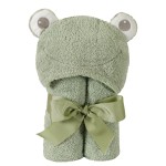 Stephan Baby Terry Plush Hooded Bath Towel, Frog, 0-24 Months