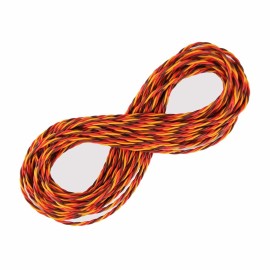 OliYin 32 feet 22AWG 60cores Twisted Servo Lead Servo Extended Cable Twisted Wire for JR Servo Extension