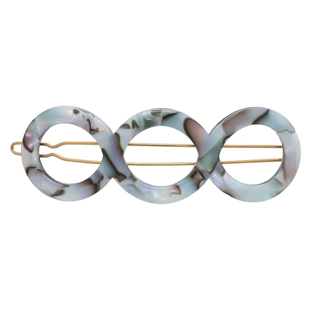 France Luxe Triple Circle Tige Boule Barrette - South Sea France Luxe Triple Circle Tige Boule Barrette - South Sea