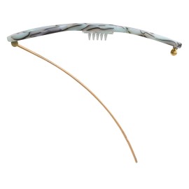 France Luxe Triple Circle Tige Boule Barrette - South Sea France Luxe Triple Circle Tige Boule Barrette - South Sea