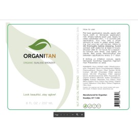 Organitan Sunless Skin Tanning Treatment, Skin & Body Lotion | Ideal Alternative To Natural Sun-Tanning,Keeps Skin Moisturized, Natural Ingredients, Safest Organic Golden Bronzer, 8oz Organitan Sunless Skin Tanning Treatment, Skin & Body Lotion | Ideal Alternative To Natural Sun-Tanning,Keeps Skin Moisturized, Natural Ingredients, Safest Organic Golden Bronzer, 8oz