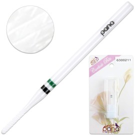 Pana Professional - White Ceramic Round Bit 3/32 Shank Size - Nail Drill Bit for Dremel Machine