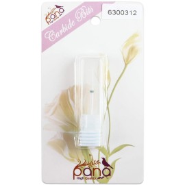 Pana Professional - White Ceramic Sharp Point Bit 3/32 Shank Size - Nail Drill Bit for Dremel Machine