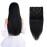 14 Remy Clip in Hair Extensions Human Hair Black for Women Fashion - Short Silky Straight 8pcs 20clips Real Hair Extensions Clip in Human Hair (14 inch 100g 1 Jet Black)
