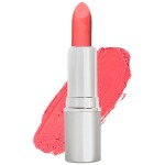 Honeybee Gardens Truly Natural Long Lasting Lipstick, Bermuda, Matte Medium Coral Pink, Naturally Hydrating & Nourishing, Vegan, Gluten-Free & Cruelty-Free, 0.13 oz / 3.8 g