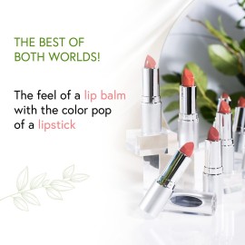 Honeybee Gardens Truly Natural Long Lasting Lipstick, Bermuda, Matte Medium Coral Pink, Naturally Hydrating & Nourishing, Vegan, Gluten-Free & Cruelty-Free, 0.13 oz / 3.8 g Honeybee Gardens Truly Natural Long Lasting Lipstick, Bermuda, Matte Medium Coral Pink, Naturally Hydrating & Nourishing, Vegan, Gluten-Free & Cruelty-Free, 0.13 oz / 3.8 g