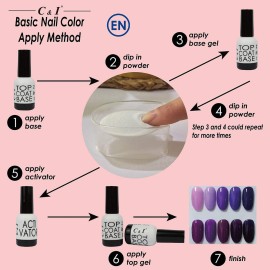 C & I Dip Powder Color No.011 Flint Granny Color System C & I Dip Powder Color No.011 Flint Granny Color System