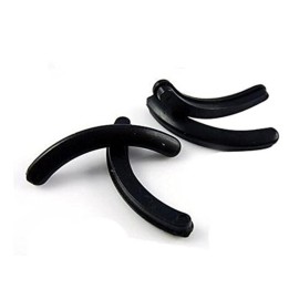 10PCS Black 0.98 Silicone Elastic Replacement Cushion Eyelash Clip Curler Rubber Refills Mat Silicone Pad Makeup Tool Fit Most Eyelash Curler