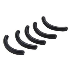 10PCS Black 0.98 Silicone Elastic Replacement Cushion Eyelash Clip Curler Rubber Refills Mat Silicone Pad Makeup Tool Fit Most Eyelash Curler