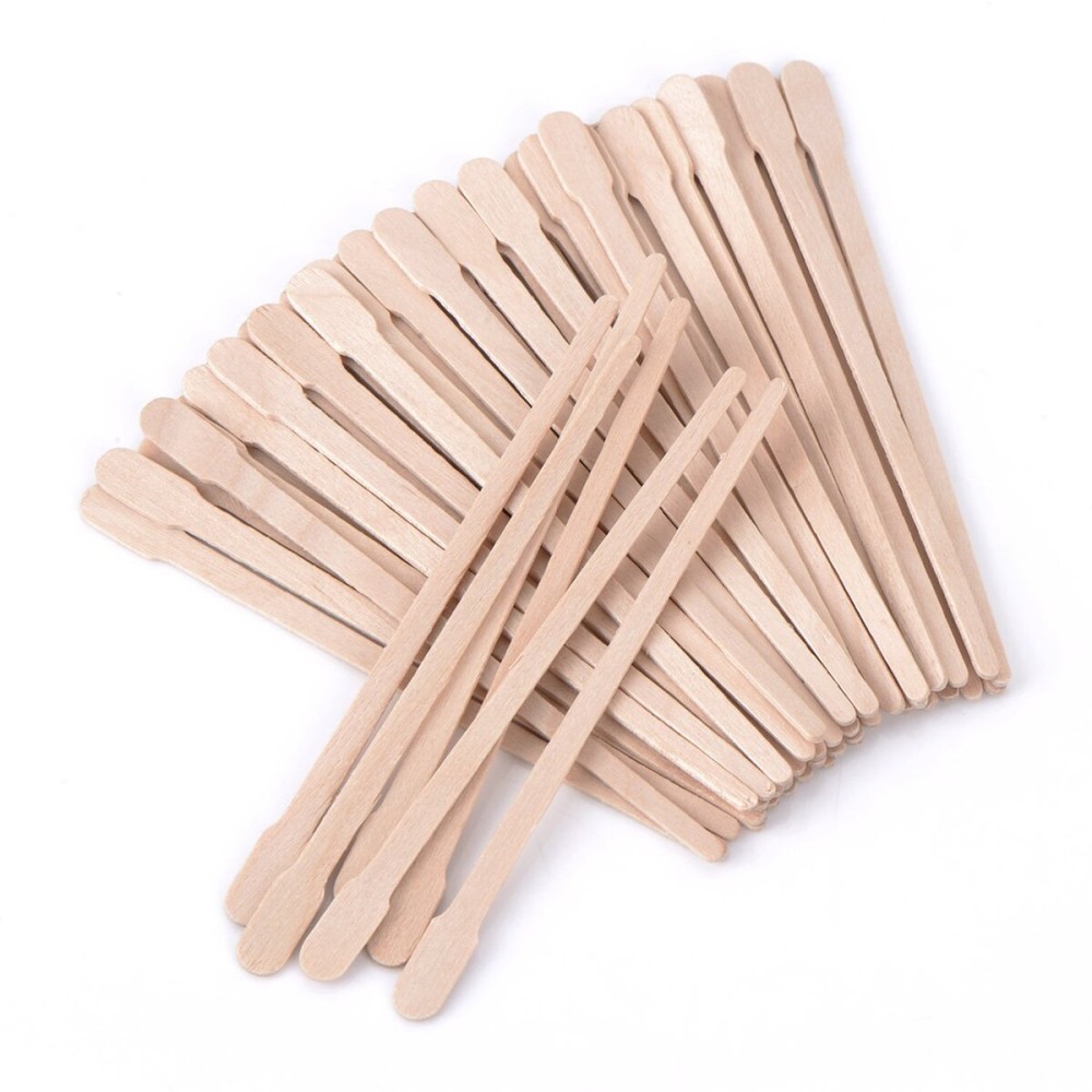 Whaline Wax Spatulas 400 Packs Small Wooden Waxing Applicator Sticks Face & Eyebrows Hair Removal Sticks Whaline Wax Spatulas 400 Packs Small Wooden Waxing Applicator Sticks Face & Eyebrows Hair Removal Sticks