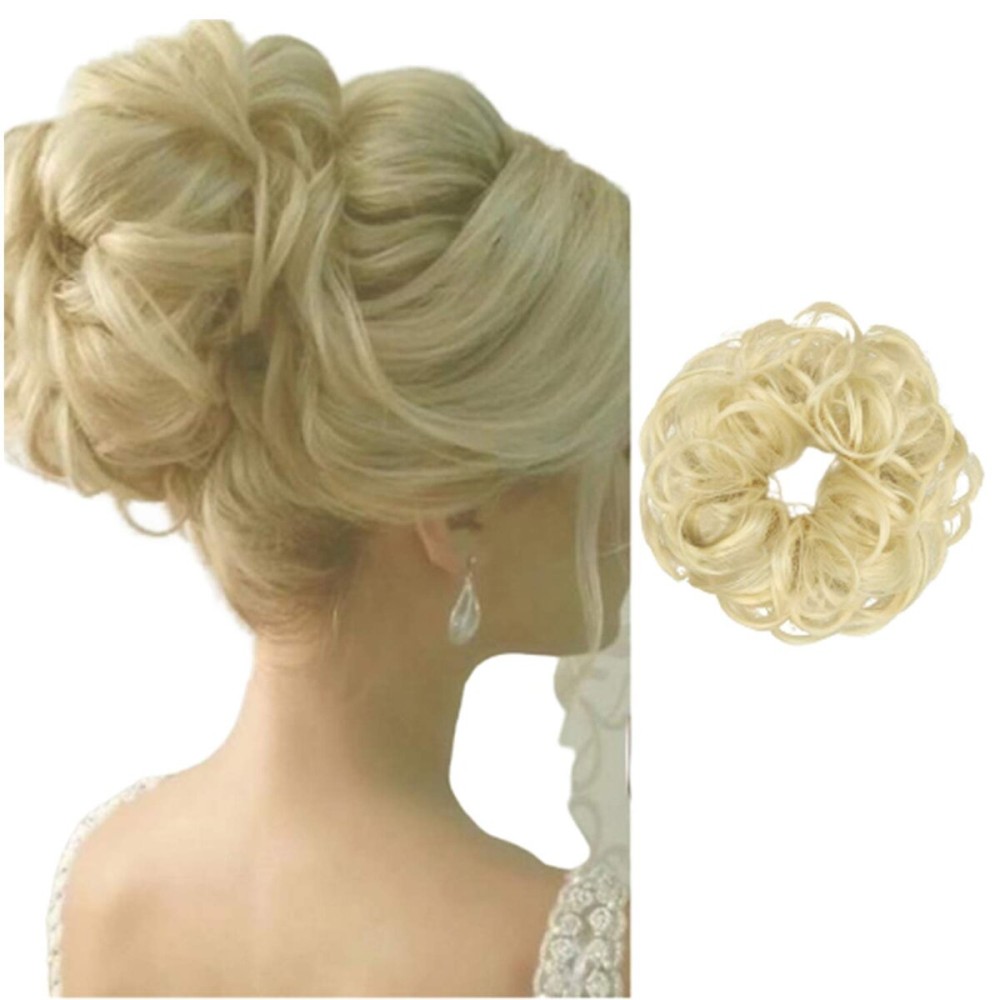 FUT Scrunchy Scrunchie Updo Hairpiece Messy Hair Bun Extensions Chignon Hair Piece