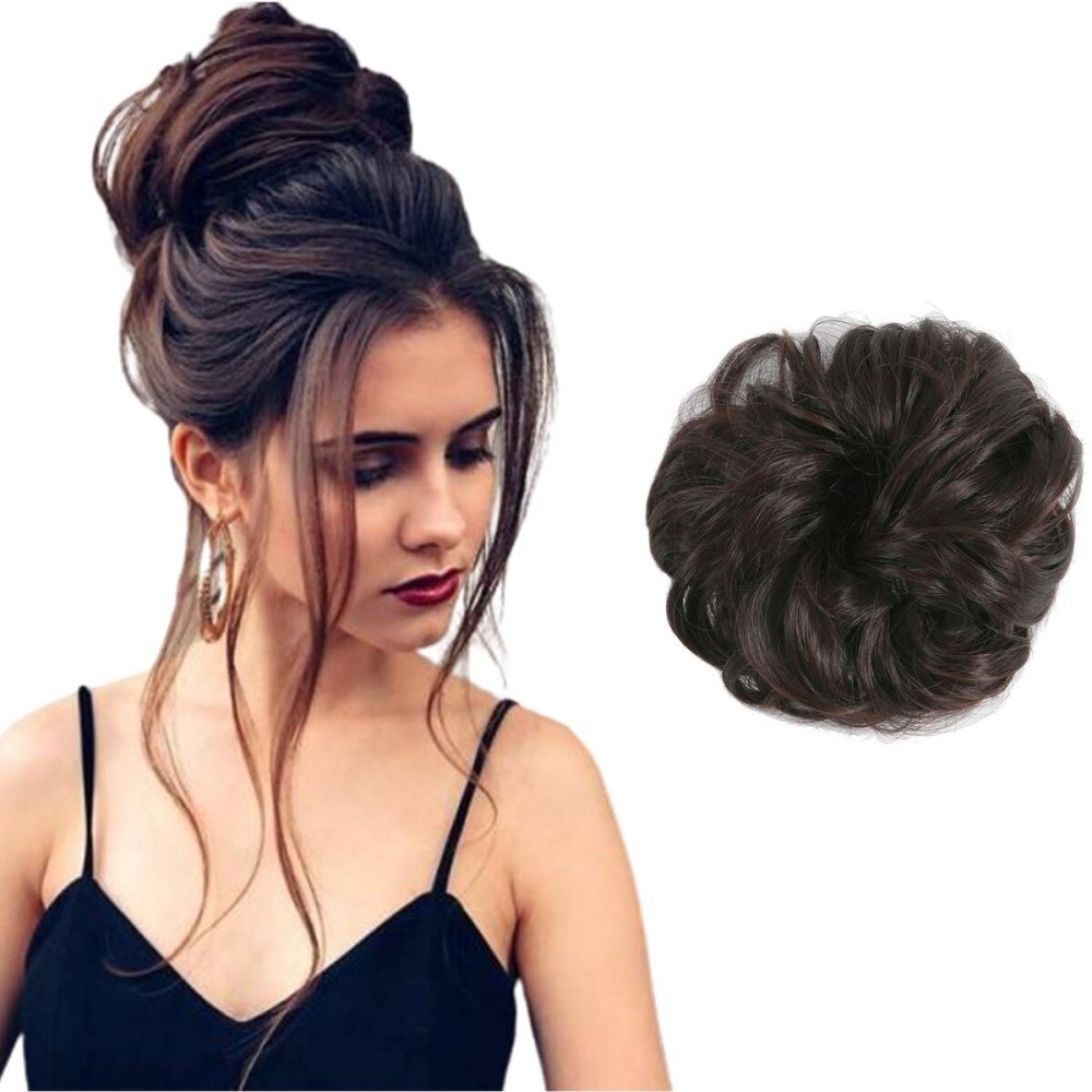 Scrunchy Scrunchie Updo Hairpiece Messy Hair Bun Extensions Chignon Hair Piece