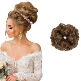 FUT Scrunchy Scrunchie Updo Hairpiece Messy Hair Bun Extensions Chignon Hair Piece