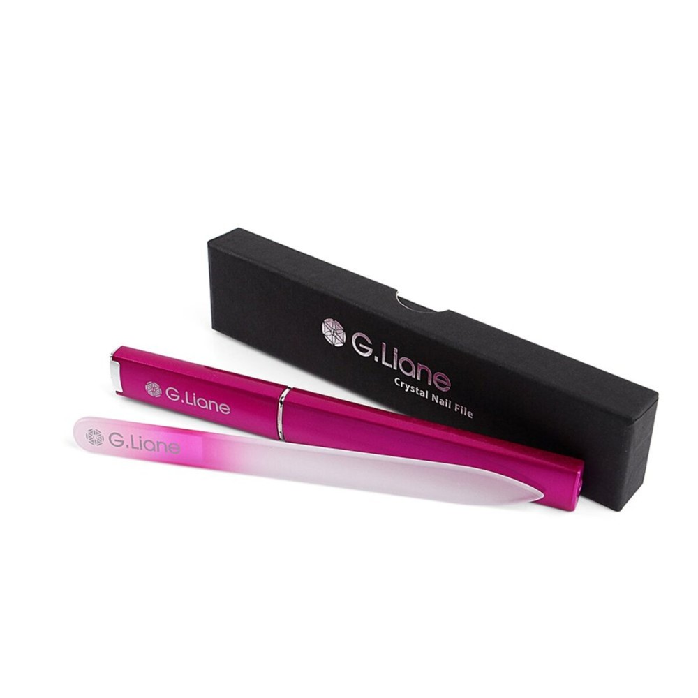 G.Liane Crystal Nail File Set-Professional Nail File Manicure Pedicure Kit for Natural Nails Acrylic Nails Gels Nails Manicure Tools for Home and Salon(Rainbow Pink) G.Liane Crystal Nail File Set-Professional Nail File Manicure Pedicure Kit for Natural Nails Acrylic Nails Gels Nails Manicure Tools for Home and Salon(Rainbow Pink)