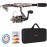 PLUSINNO Spinning Rod and Reel Combos Telescopic Fishing Rod Pole with Reel Line Lures Hooks Fishing Carrier Bag Case and Accessories Fishing Gear Organizer (1.8M 5.91FT Fishing Gear Organizer) ...