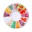 DECORA 8 Cases of Fruit Cake Flower Animal Slices Perfect for Sticking to Slime, DIY Crafts, Nail Art and Decoration