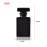 Enslz 30ML Portable Transparent Glass Perfume Empty Bottle Refillable Atomizer With Aluminum Cosmetic Case For Travel (black)