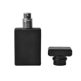 Enslz 30ML Portable Transparent Glass Perfume Empty Bottle Refillable Atomizer With Aluminum Cosmetic Case For Travel (black) Enslz 30ML Portable Transparent Glass Perfume Empty Bottle Refillable Atomizer With Aluminum Cosmetic Case For Travel (black)