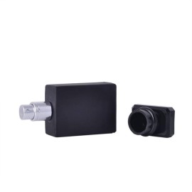 Enslz 30ML Portable Transparent Glass Perfume Empty Bottle Refillable Atomizer With Aluminum Cosmetic Case For Travel (black) Enslz 30ML Portable Transparent Glass Perfume Empty Bottle Refillable Atomizer With Aluminum Cosmetic Case For Travel (black)