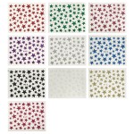 Allydrew Glitter Stars Decorative Nail Stickers Glitter Stars Decorative Nail Stickers (10 Sheets)