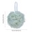 LissomPlume Mesh Pouf Bath Sponge Exfoliating Shower Ball Pom Cleaning Accessory Green