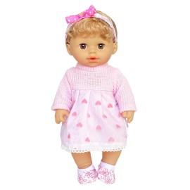 Pack of 6 Alive Lovely Baby Dress Clothes Accessories Gown Outfits Fits for 12inch Doll Bitty Baby Doll