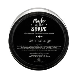 Mineral Powder Foundation for Sensitive Skin, Powder Sunscreen with SPF 26, All Natural Ingredients, Anti-oxidant protection, Made in the Shade by Dermaflage, 0.4 oz Mineral Powder Foundation for Sensitive Skin, Powder Sunscreen with SPF 26, All Natural Ingredients, Anti-oxidant protection, Made in the Shade by Dermaflage, 0.4 oz