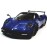 KiNSMART 2016 Pagani Huayra BC Blue 5 1:38 Scale Die Cast Metal Model Toy Car w/Pullback Action