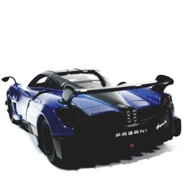 KiNSMART 2016 Pagani Huayra BC Blue 5 1:38 Scale Die Cast Metal Model Toy Car w/Pullback Action