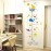 Wland 22 inches x 67 inches Undersea Fish Whale Octopus Crab Growth Chart Removable Vinyl Wall Decals Stickers for Children Room Nursery