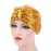 Decou Sparkly Sequin Twist Pleated Hair Wrap Stretch Turban S232 (Black)