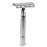 Qshave - Men or Women Short Handle Classic Double Edge Lighter Travel Safety Shaving Razor, 1 Pc