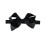 RuffleButts Girls Black Bow Headband - One Size