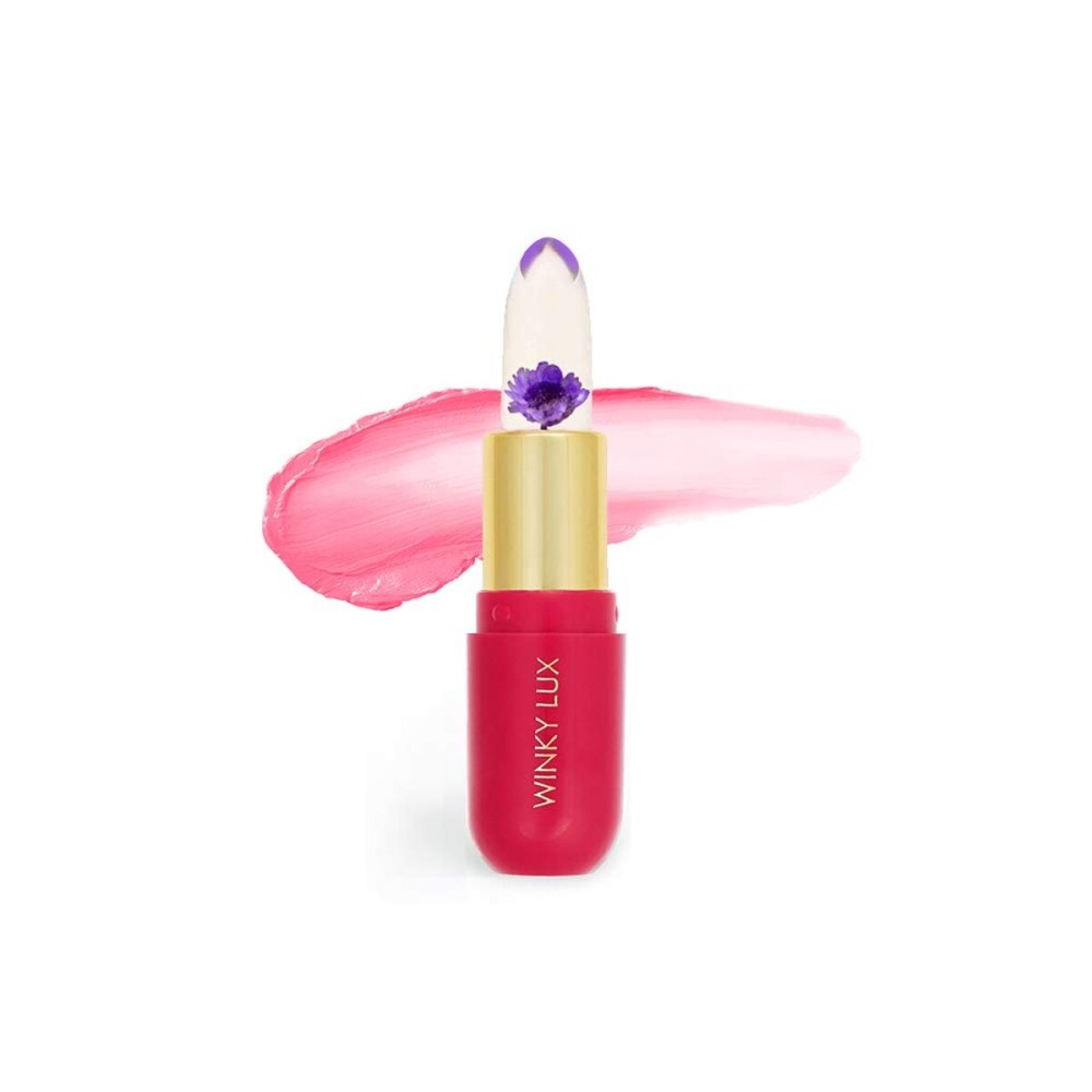 Winky Lux Flower Balm, pH Lip Balm, Color Changing Lipstick and Tinted Lip Balm Stain, Vegan & Cruelty Free Hydrate & Plump, Sheer Pink Lipstick, Purple Flower Winky Lux Flower Balm, pH Lip Balm, Color Changing Lipstick and Tinted Lip Balm Stain, Vegan & Cruelty Free Hydrate & Plump, Sheer Pink Lipstick, Purple Flower
