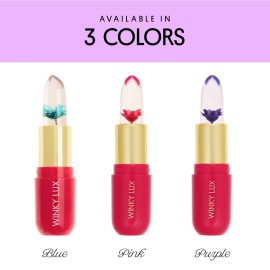 Winky Lux Flower Balm, pH Lip Balm, Color Changing Lipstick and Tinted Lip Balm Stain, Vegan & Cruelty Free Hydrate & Plump, Sheer Pink Lipstick, Purple Flower Winky Lux Flower Balm, pH Lip Balm, Color Changing Lipstick and Tinted Lip Balm Stain, Vegan & Cruelty Free Hydrate & Plump, Sheer Pink Lipstick, Purple Flower