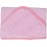 Hooded Baby Towel - 100% Rayon from Bamboo, Solid Color Soft Bath Towel with for Babie, Toddler, Infant - Ultra Absorbent - Pink - Small