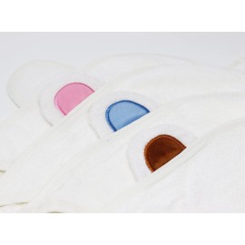 Hooded Baby Towel - 100% Rayon Made from Bamboo, Soft Bath Towel with Bear Ears for Babie, Toddler, Infant - Ultra Absorbent - Brown, Large